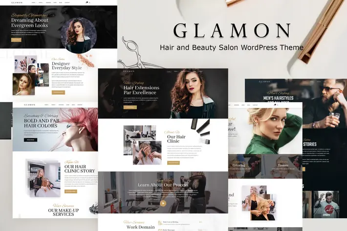 Glamon – Hair & Beauty Salon Website